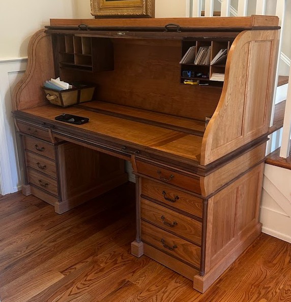Bennett Woodworks — custom roll-top desk